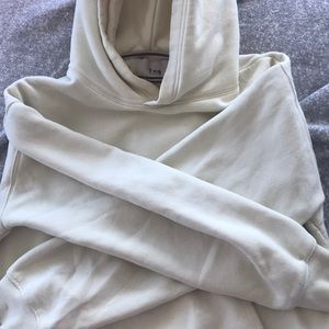 TNAx Aritzia light yellow hoodie